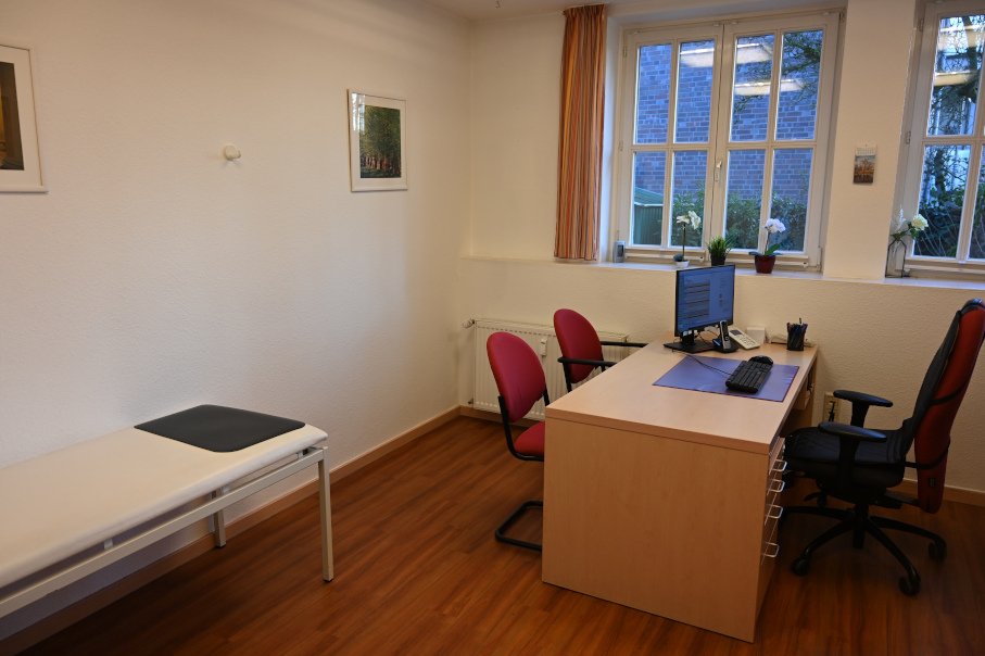 Sprechzimmer der Praxis